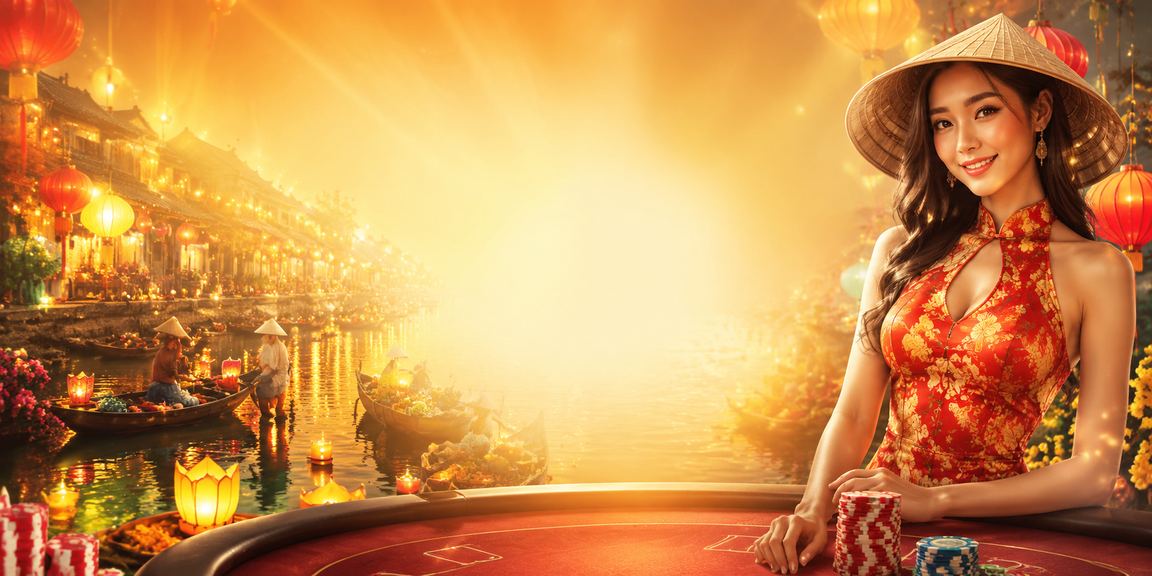 Không gian giải trí casino sang trọng tại khu nghỉ dưỡng Hội An